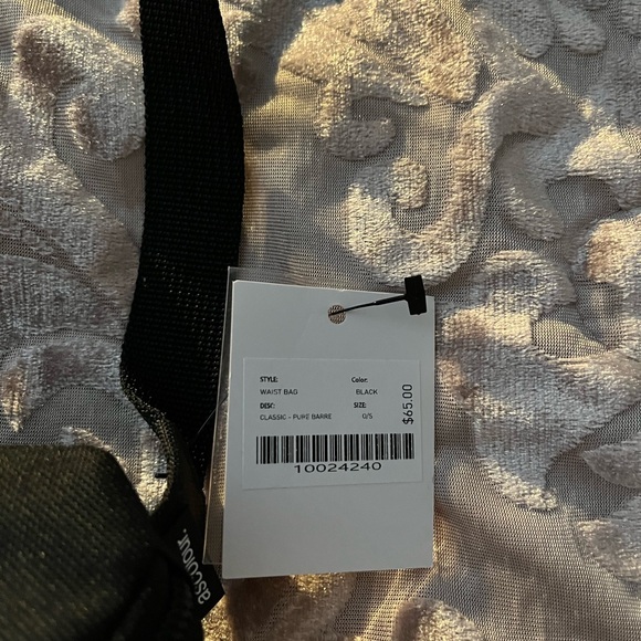 Pure Barre Black Waist Bag/Fanny Pack - Picture 2 of 3